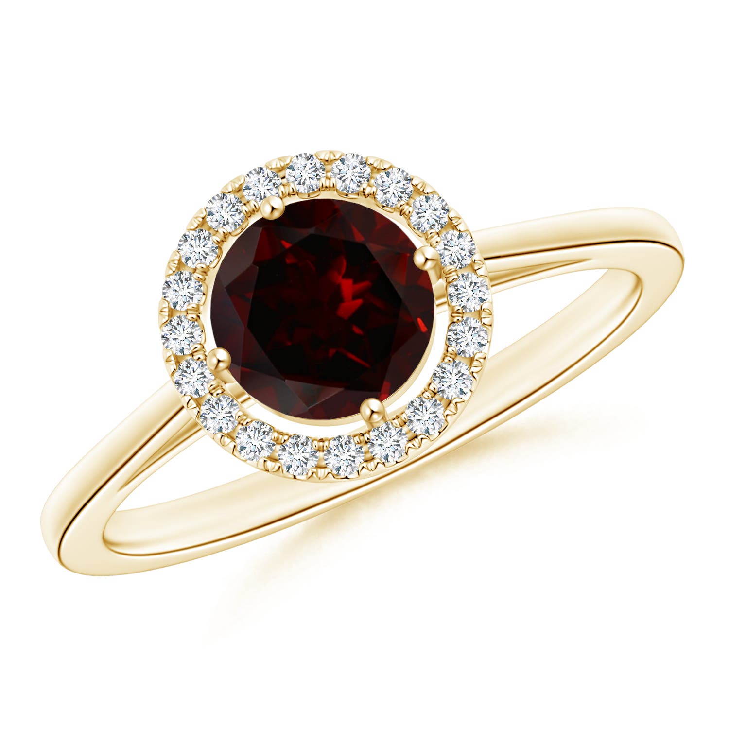 A - Garnet / 1.12 CT / 14 KT Yellow Gold