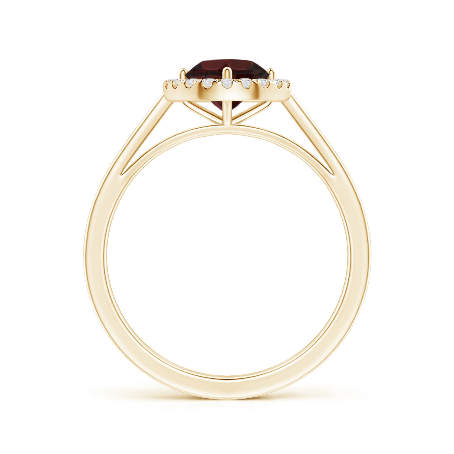 A - Garnet / 1.12 CT / 14 KT Yellow Gold