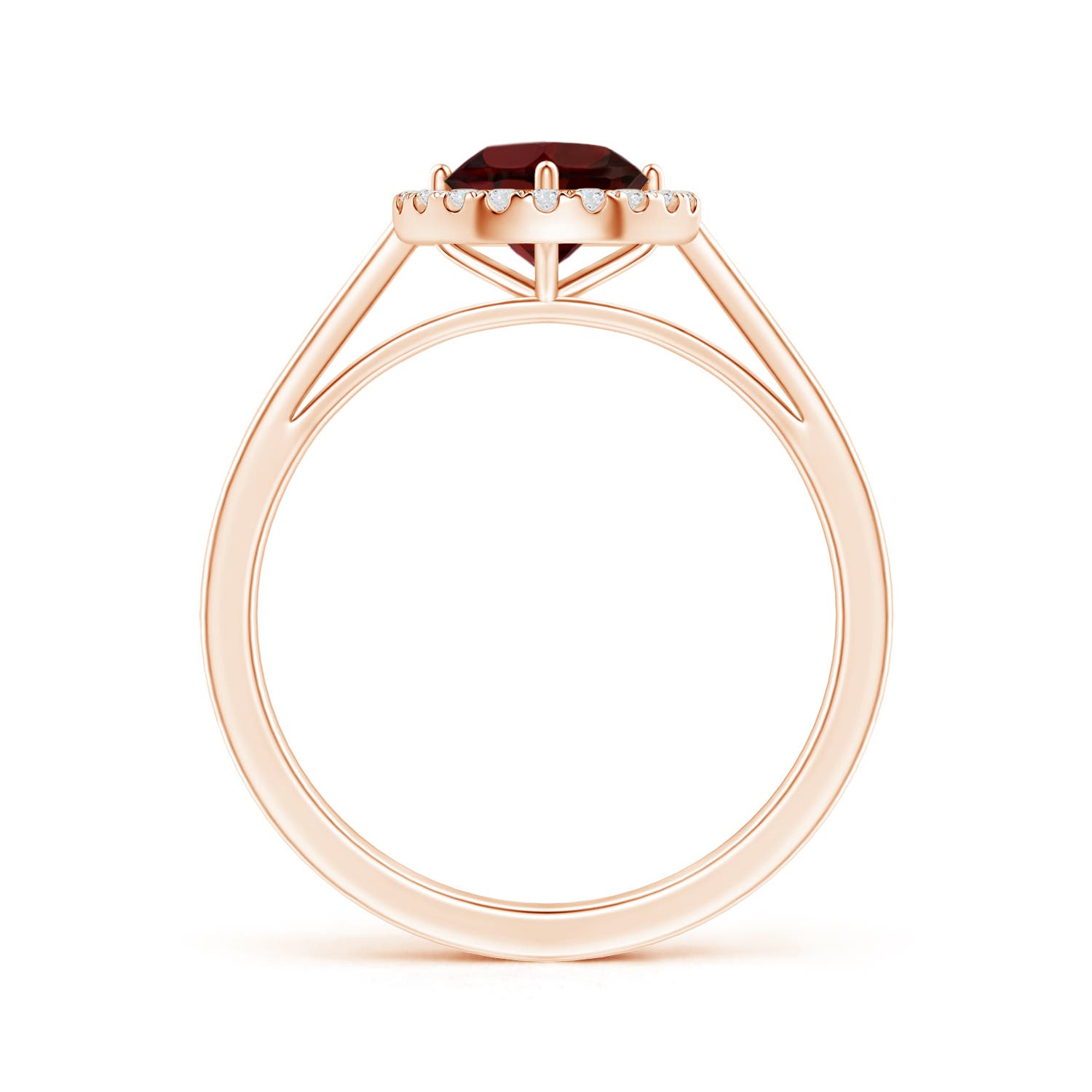 AA - Garnet / 1.12 CT / 14 KT Rose Gold