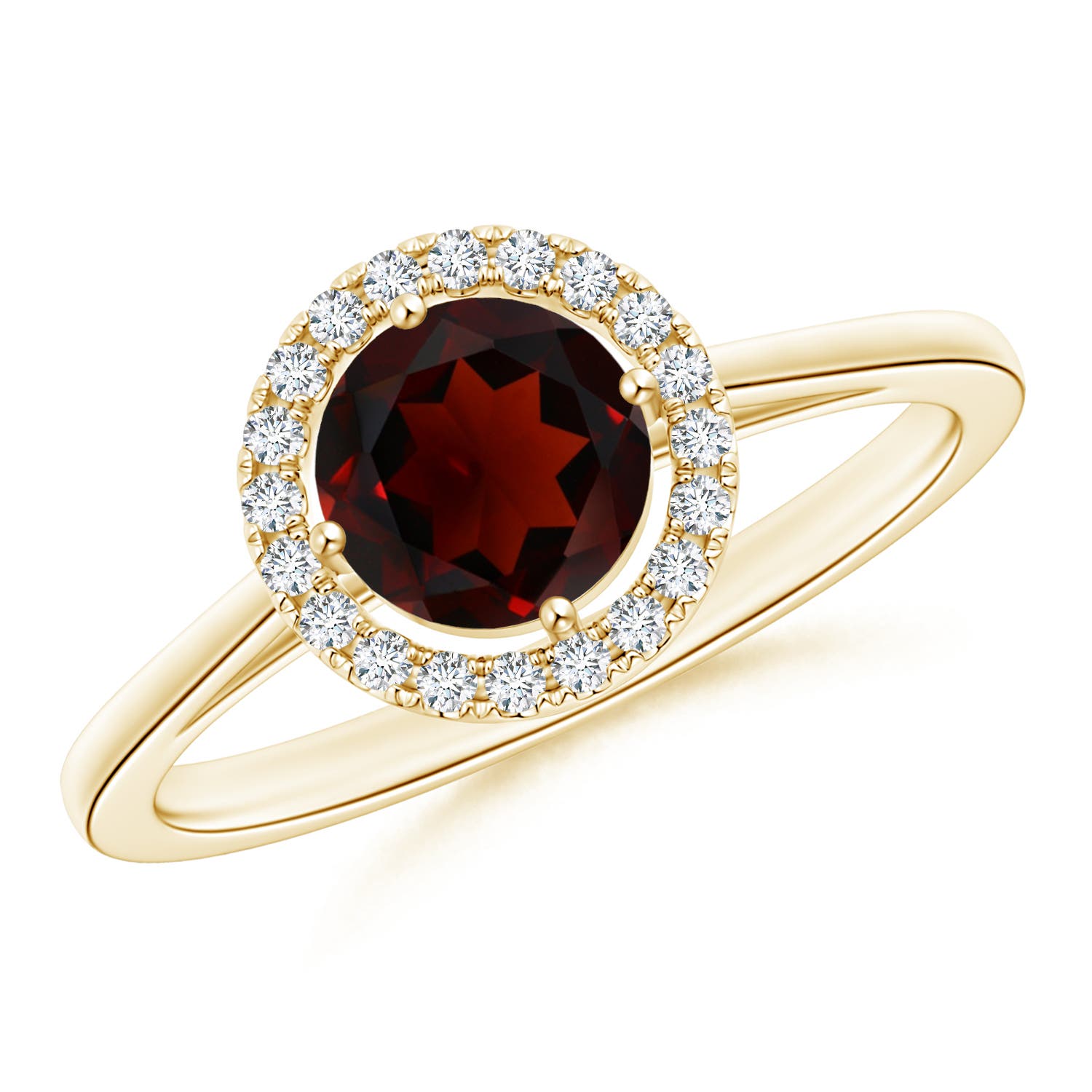 AA - Garnet / 1.12 CT / 14 KT Yellow Gold