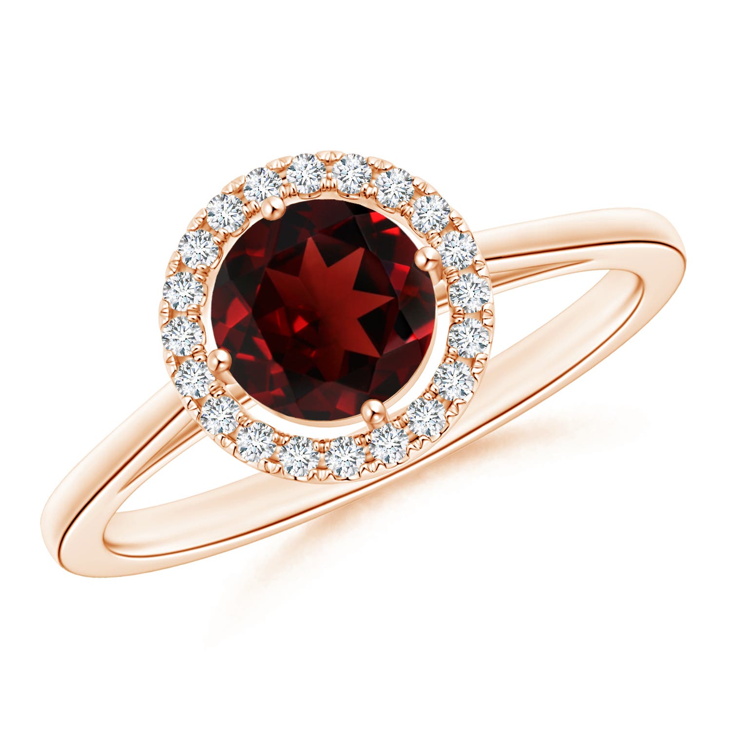 AAA - Garnet / 1.12 CT / 14 KT Rose Gold