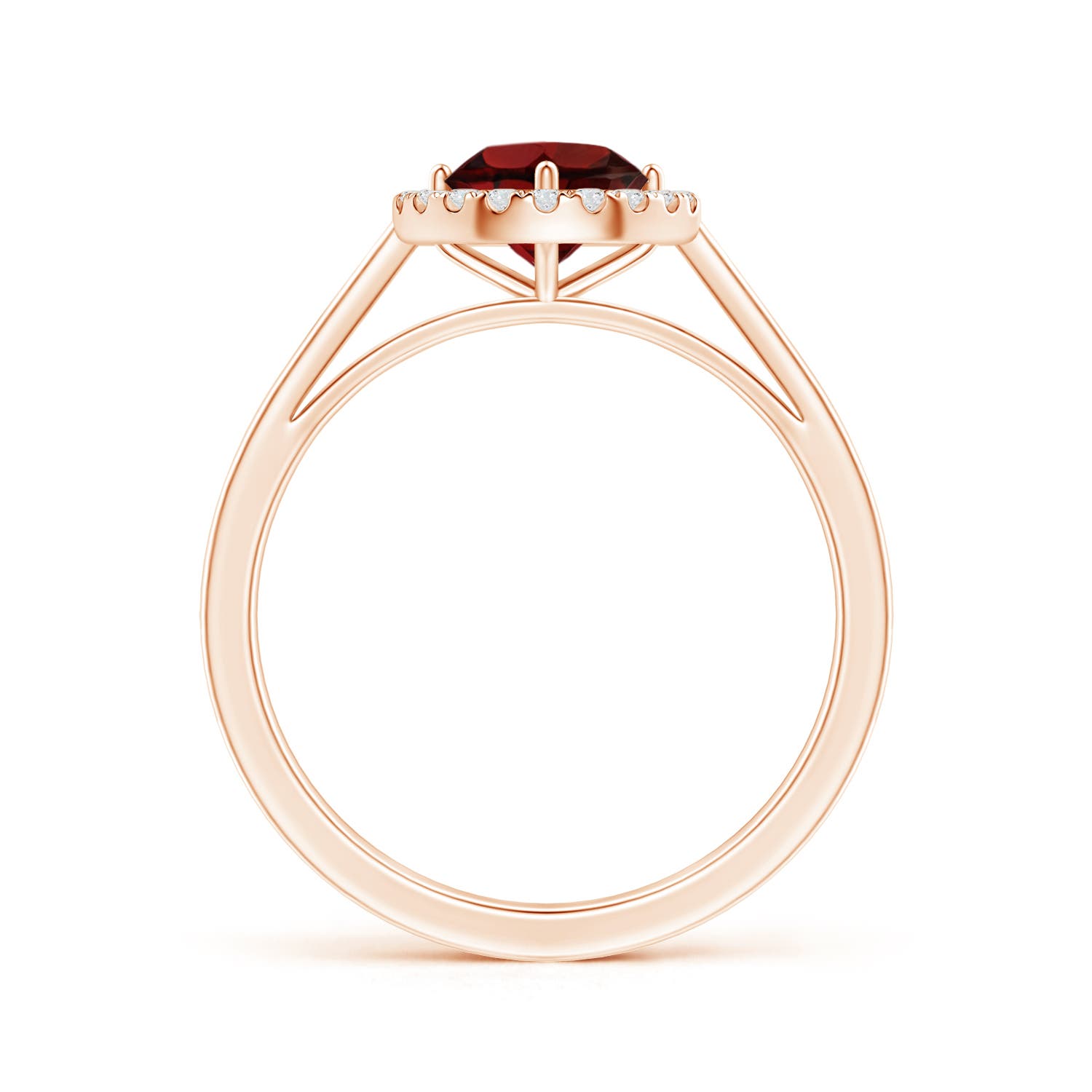 AAA - Garnet / 1.12 CT / 14 KT Rose Gold