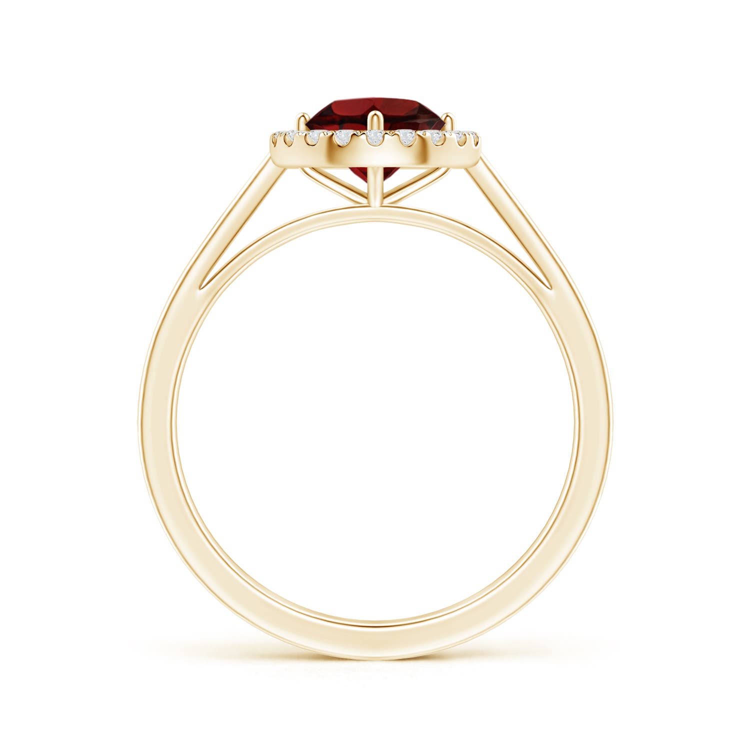 AAA - Garnet / 1.12 CT / 14 KT Yellow Gold