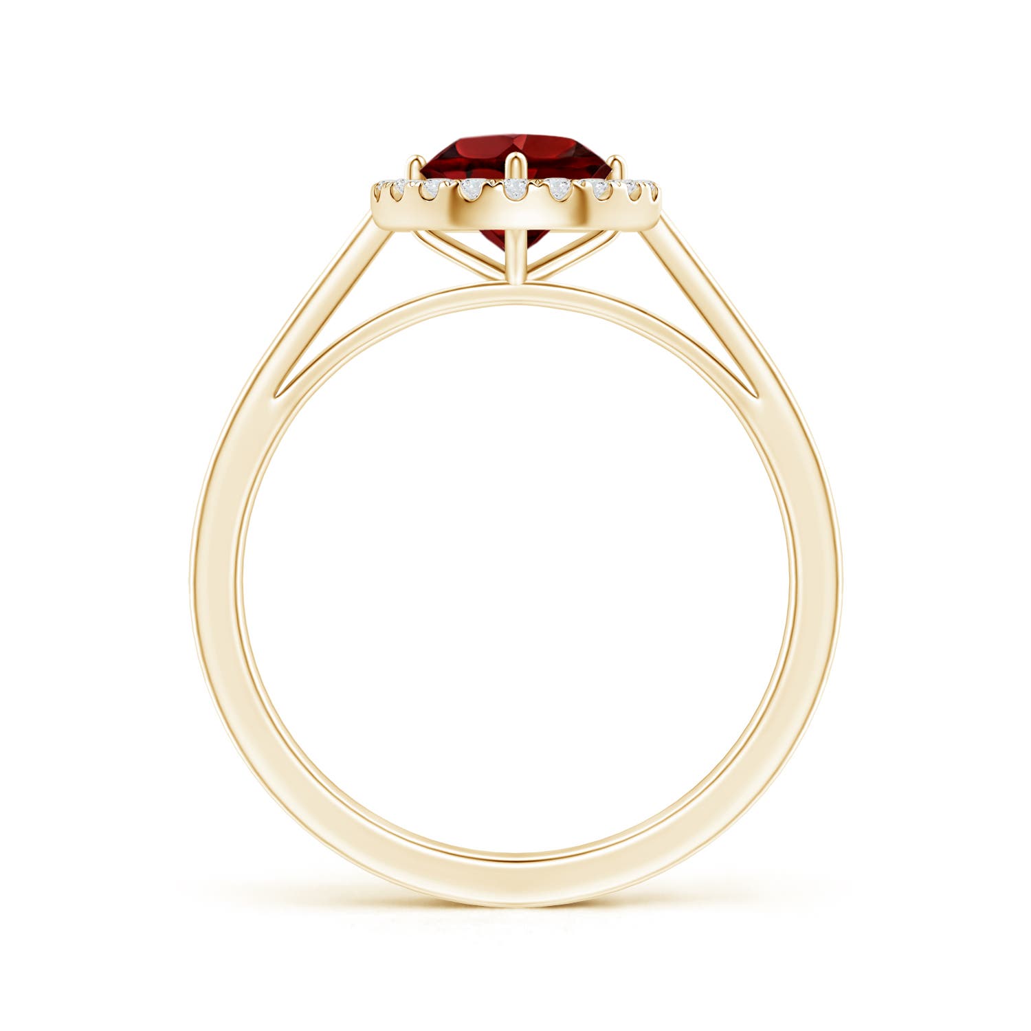 AAAA - Garnet / 1.12 CT / 14 KT Yellow Gold