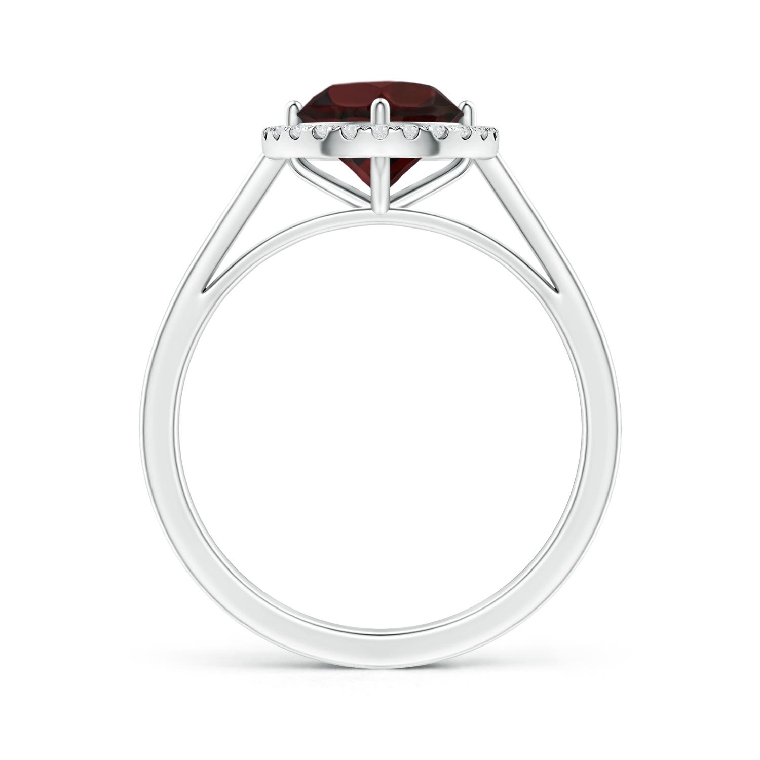 A - Garnet / 1.64 CT / 14 KT White Gold