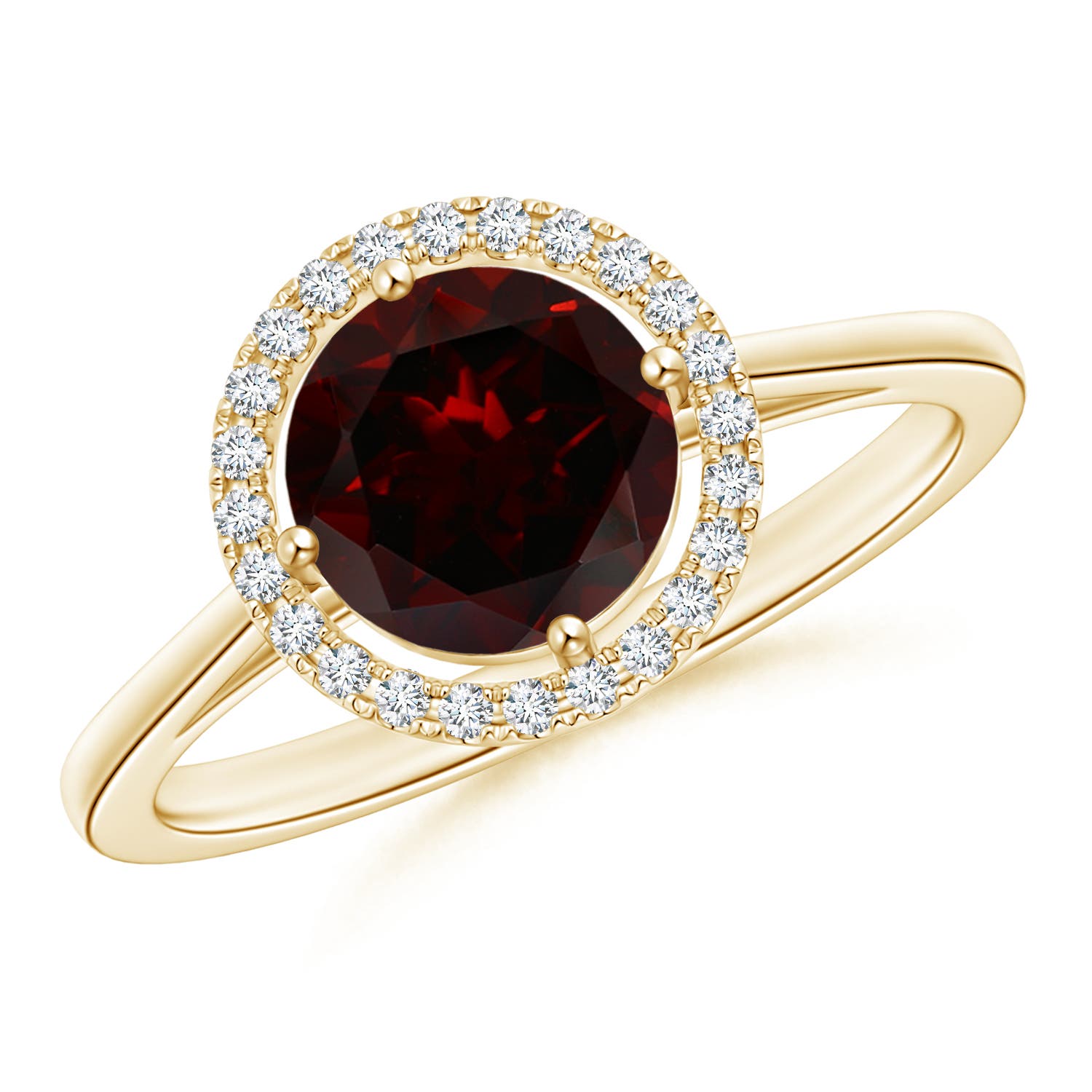 A - Garnet / 1.64 CT / 14 KT Yellow Gold