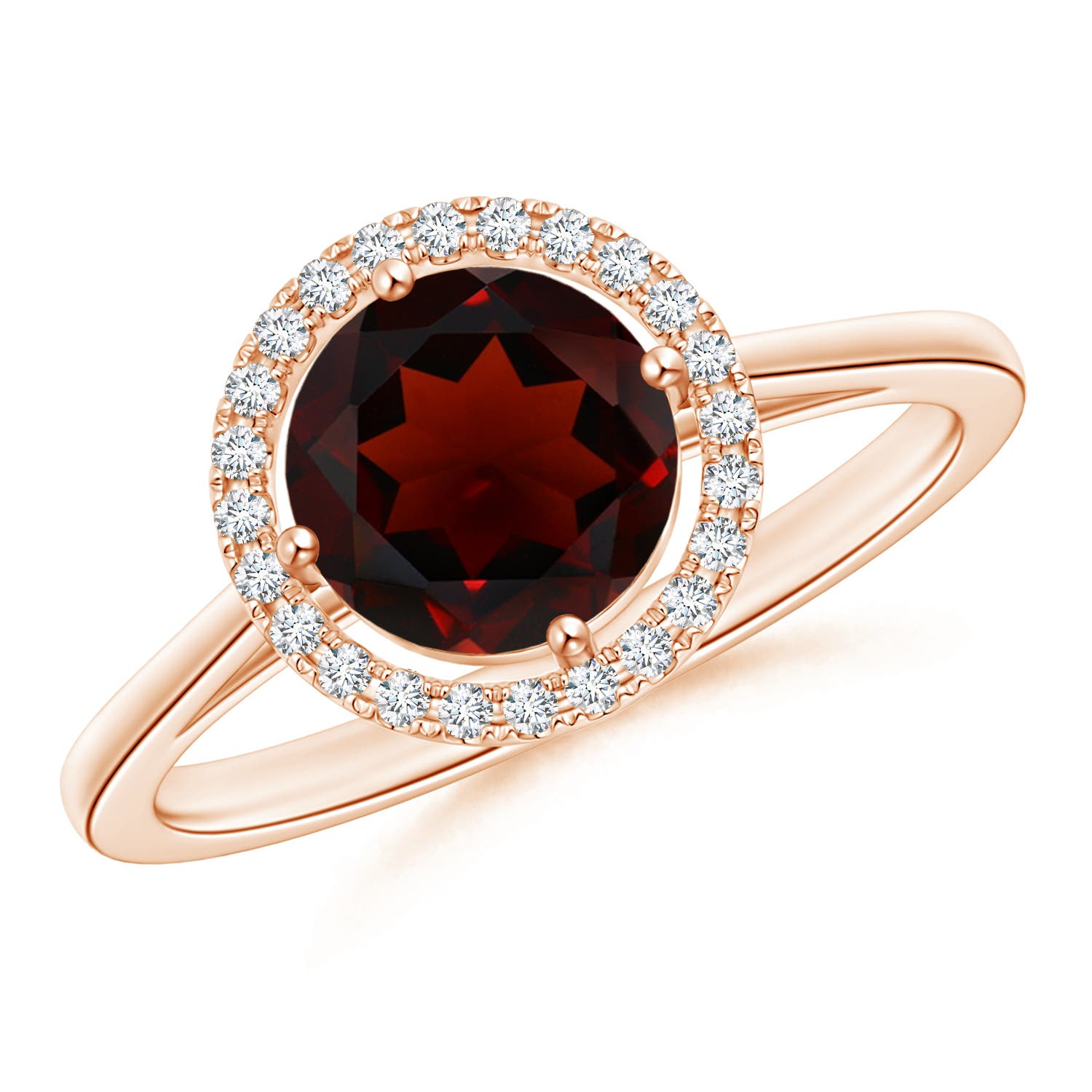 AA - Garnet / 1.64 CT / 14 KT Rose Gold