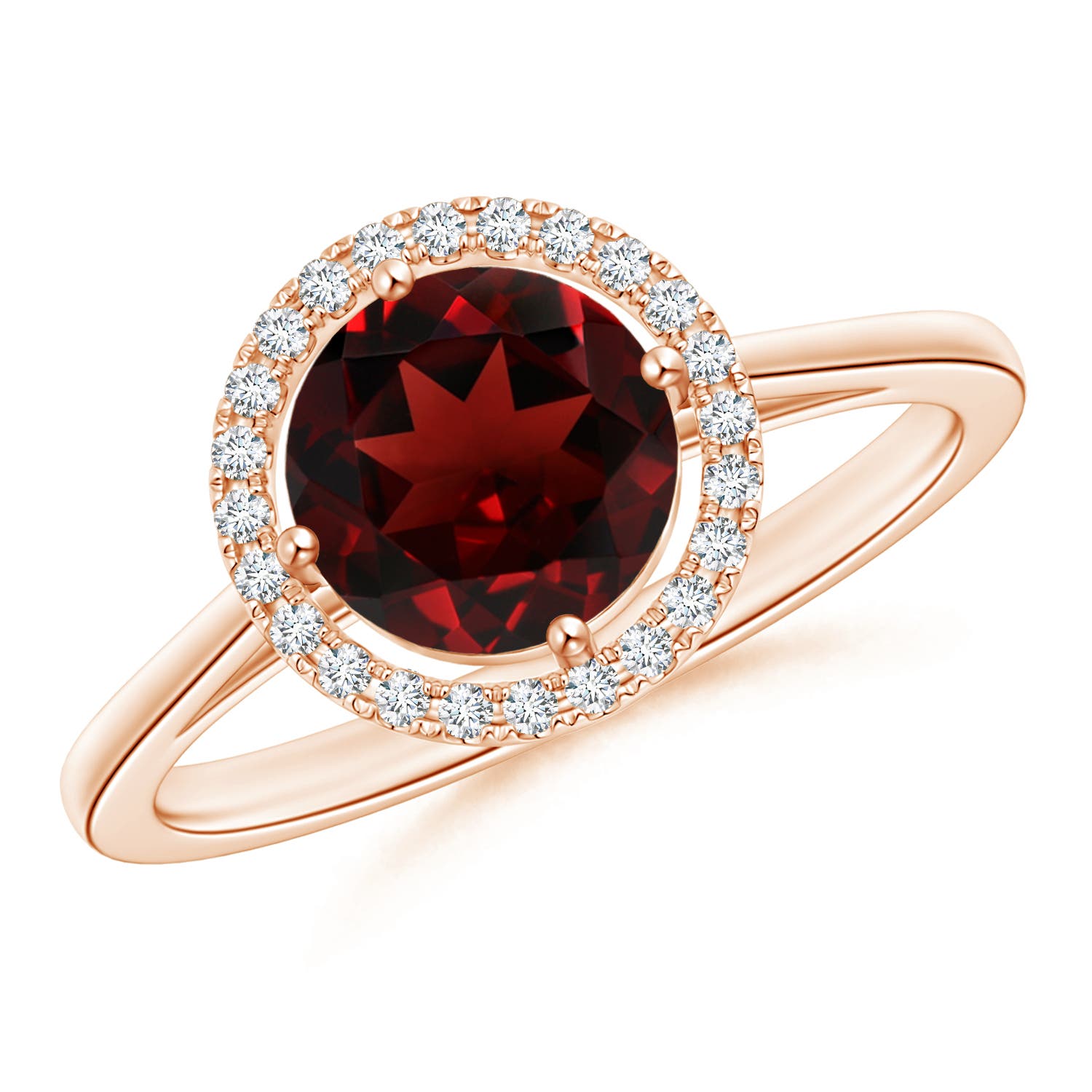 AAA - Garnet / 1.64 CT / 14 KT Rose Gold