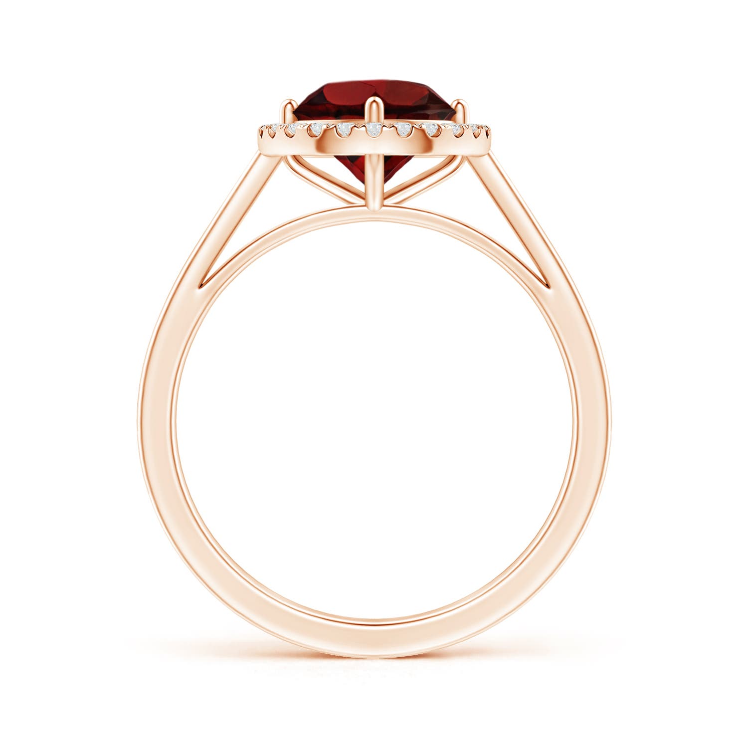 AAA - Garnet / 1.64 CT / 14 KT Rose Gold