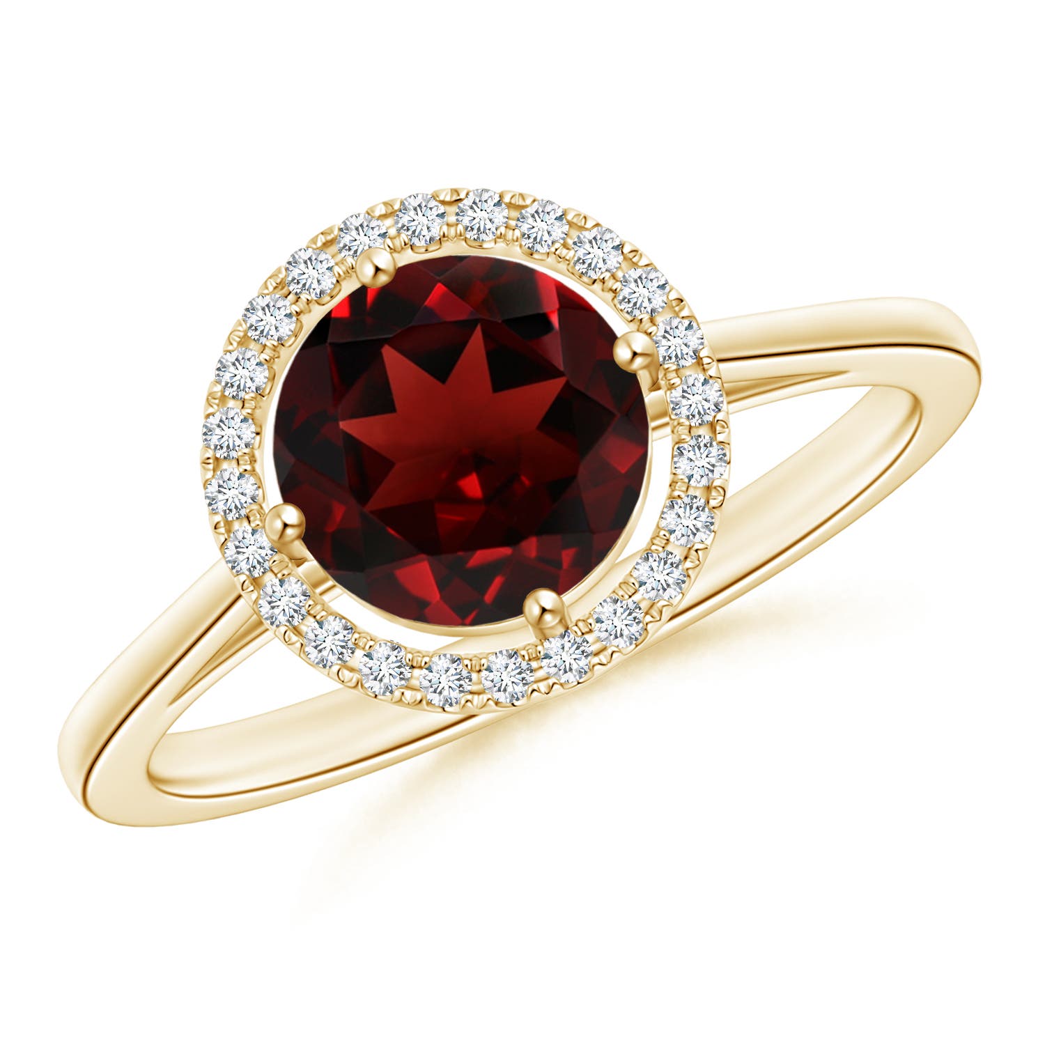 AAA - Garnet / 1.64 CT / 14 KT Yellow Gold