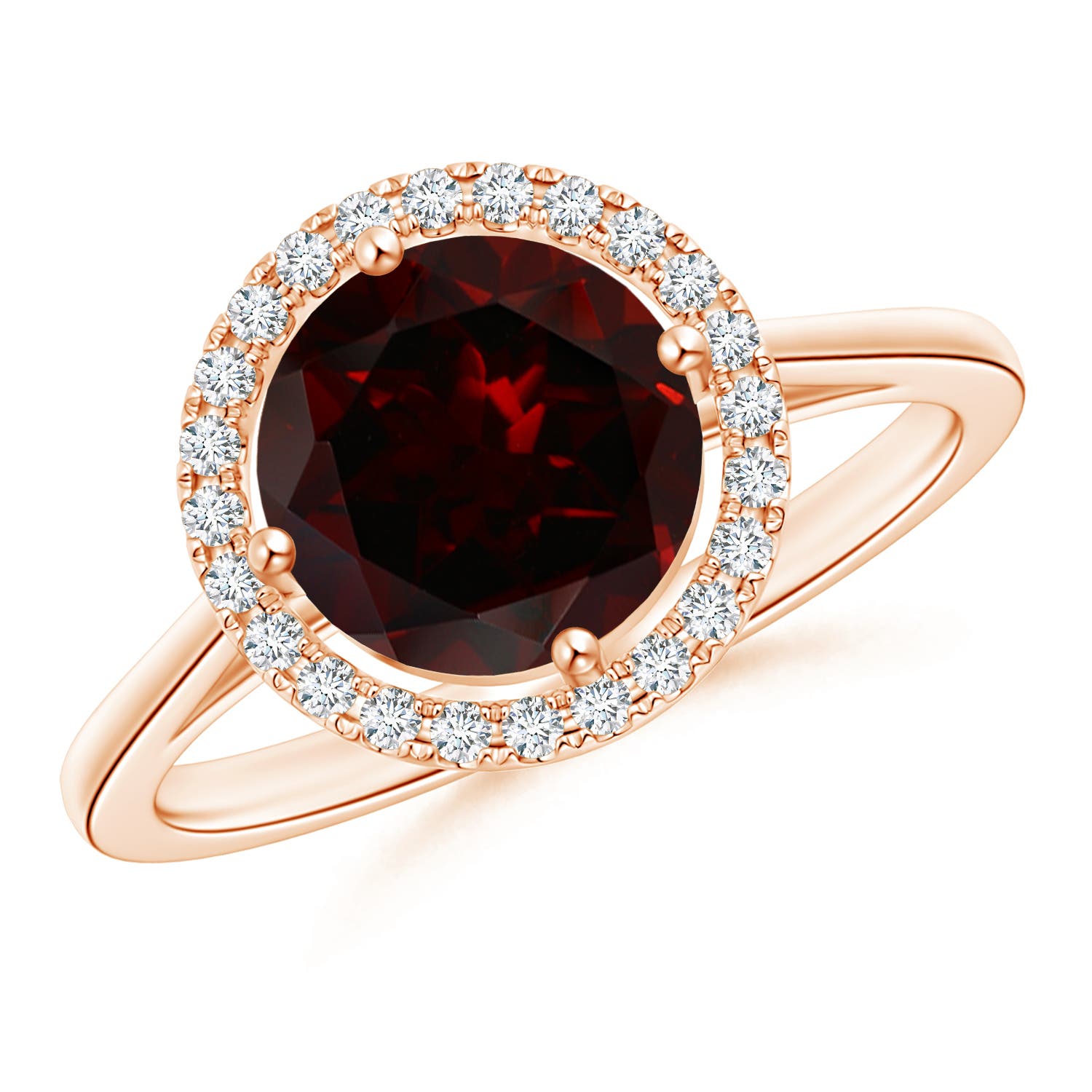 A - Garnet / 2.34 CT / 14 KT Rose Gold