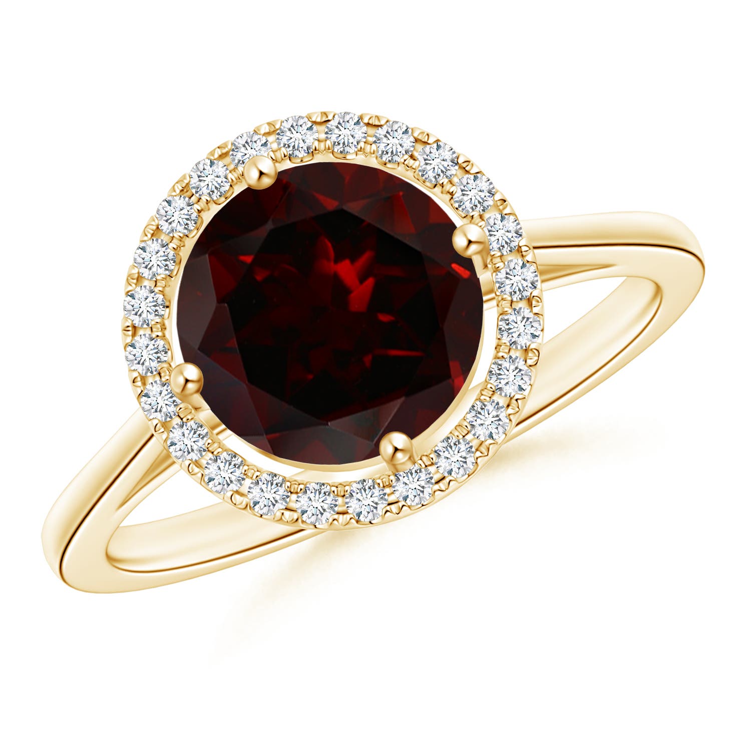 A - Garnet / 2.34 CT / 14 KT Yellow Gold