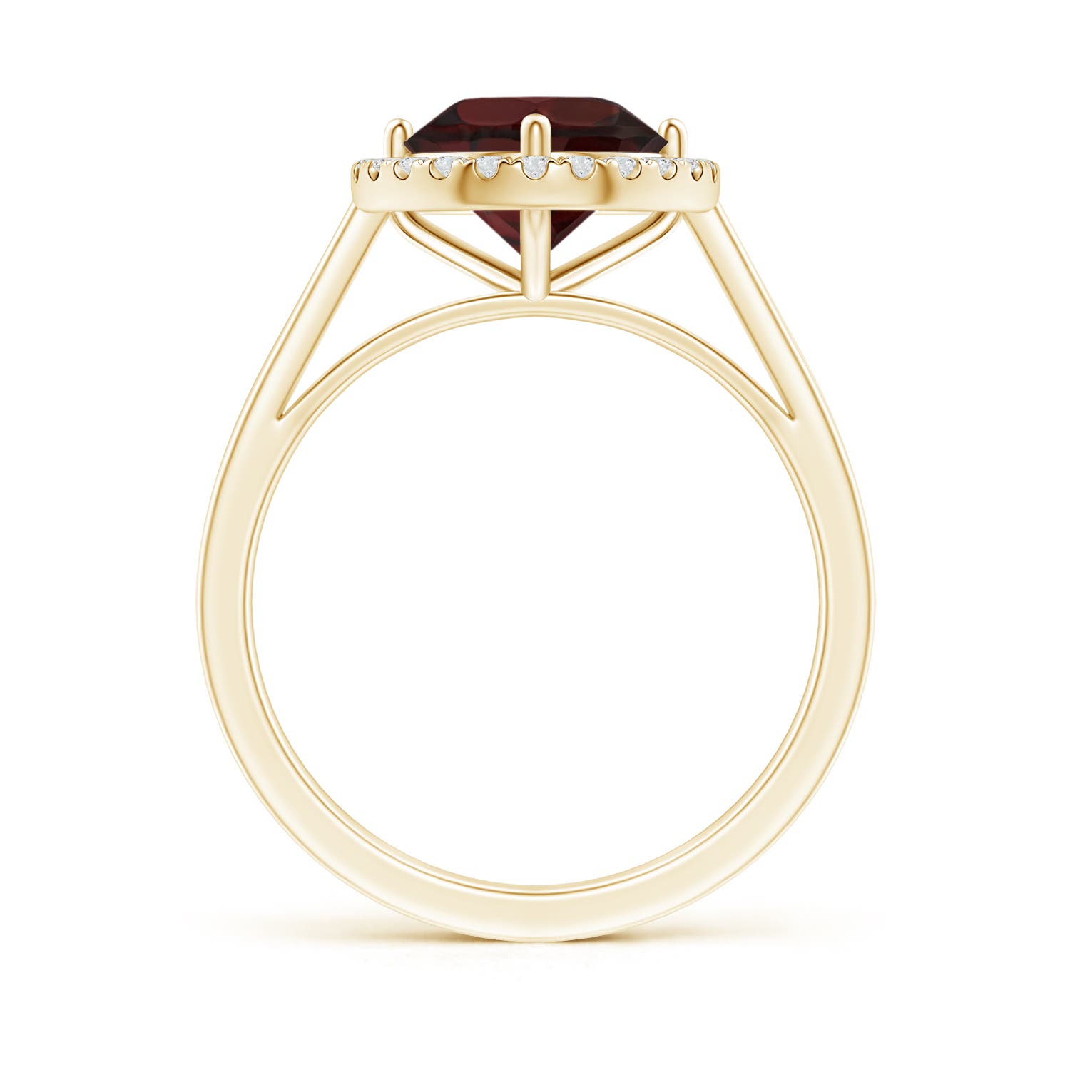 A - Garnet / 2.34 CT / 14 KT Yellow Gold