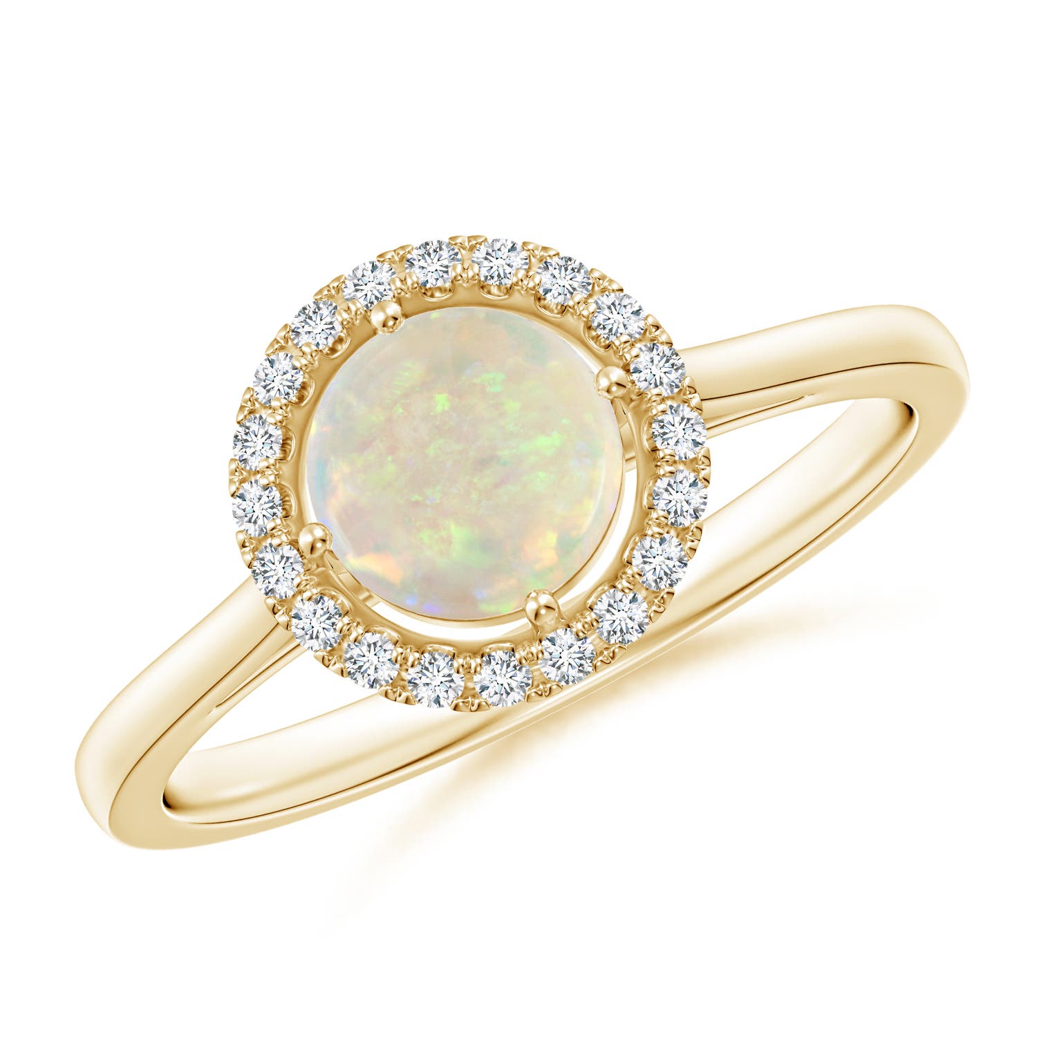 AAA - Opal / 0.62 CT / 14 KT Yellow Gold