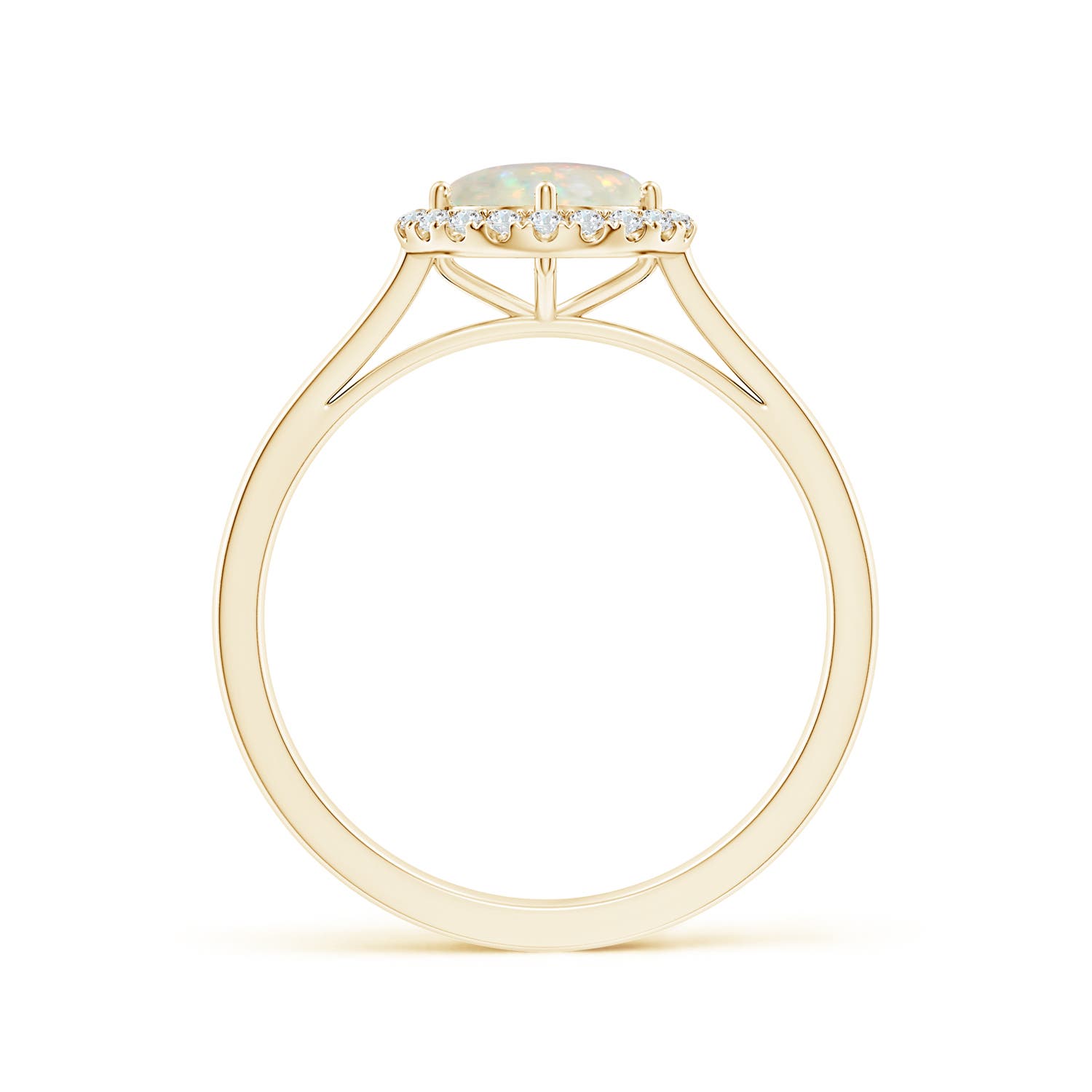 AAA - Opal / 0.62 CT / 14 KT Yellow Gold