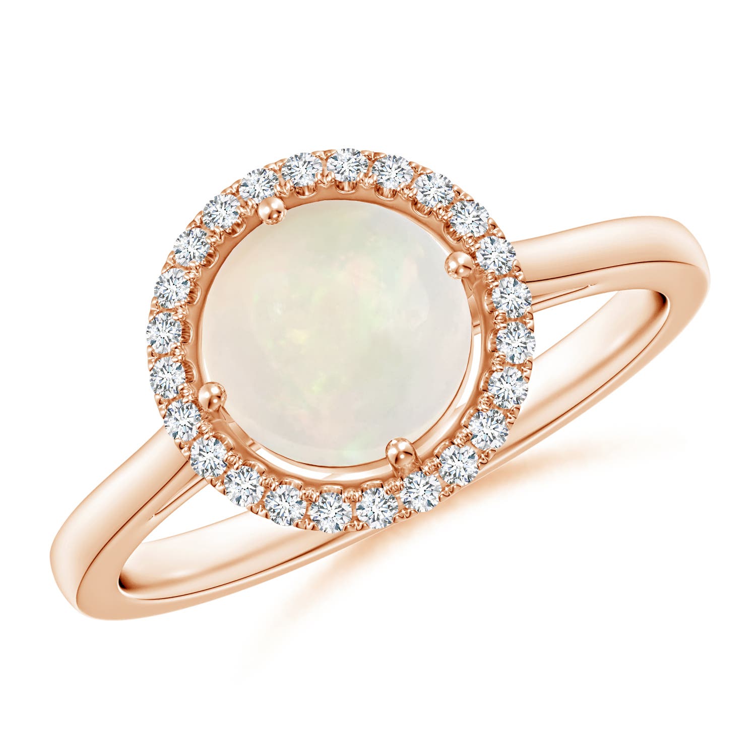 A - Opal / 0.89 CT / 14 KT Rose Gold