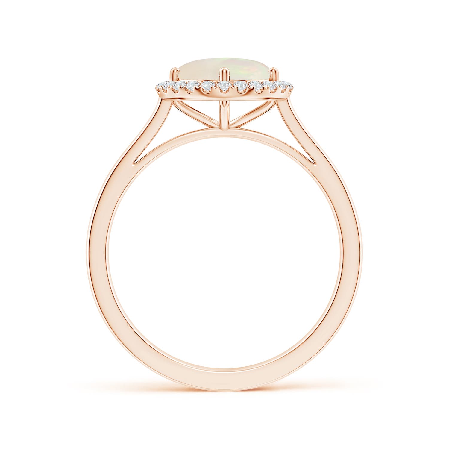 A - Opal / 0.89 CT / 14 KT Rose Gold