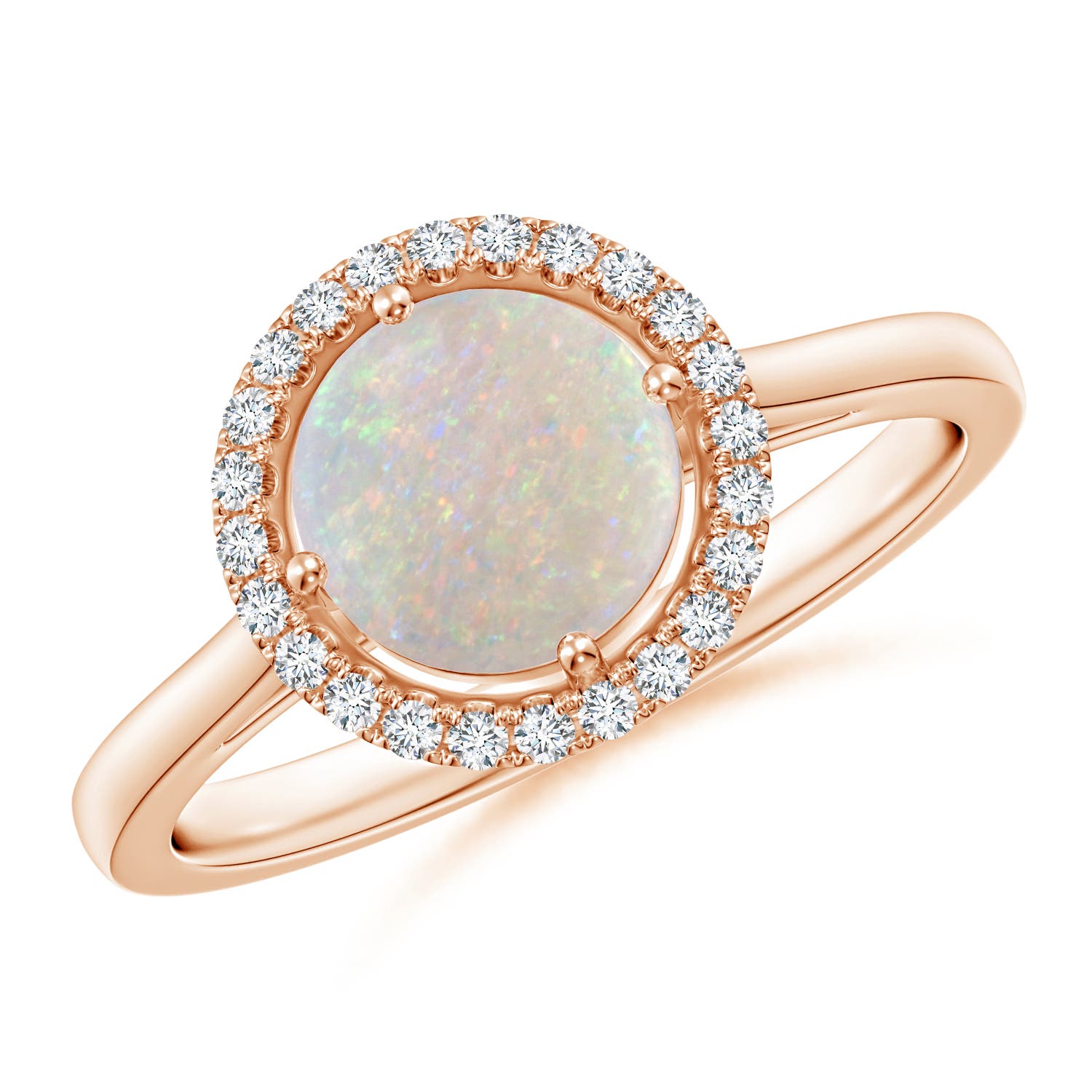 AA - Opal / 0.89 CT / 14 KT Rose Gold