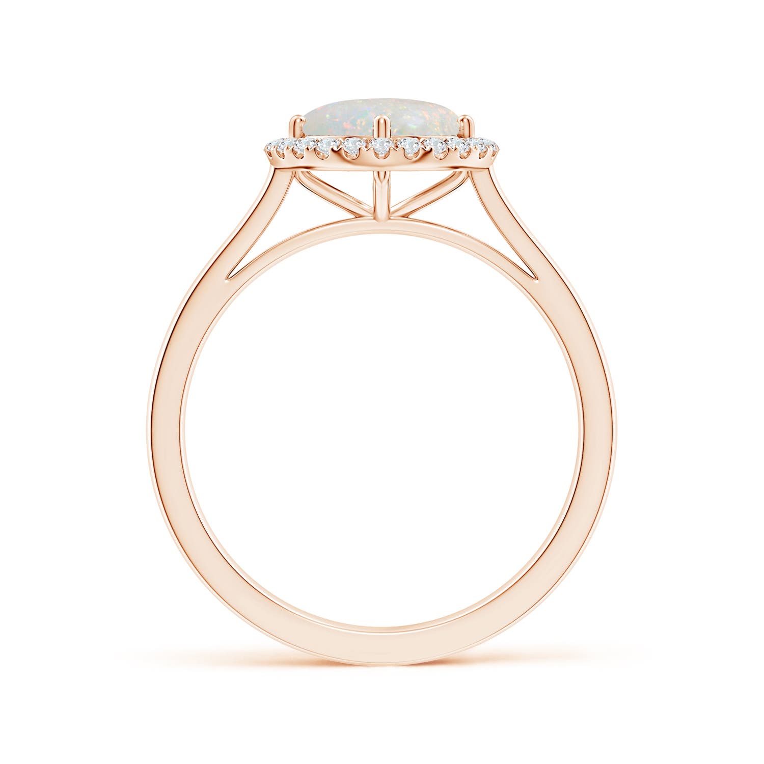 AA - Opal / 0.89 CT / 14 KT Rose Gold