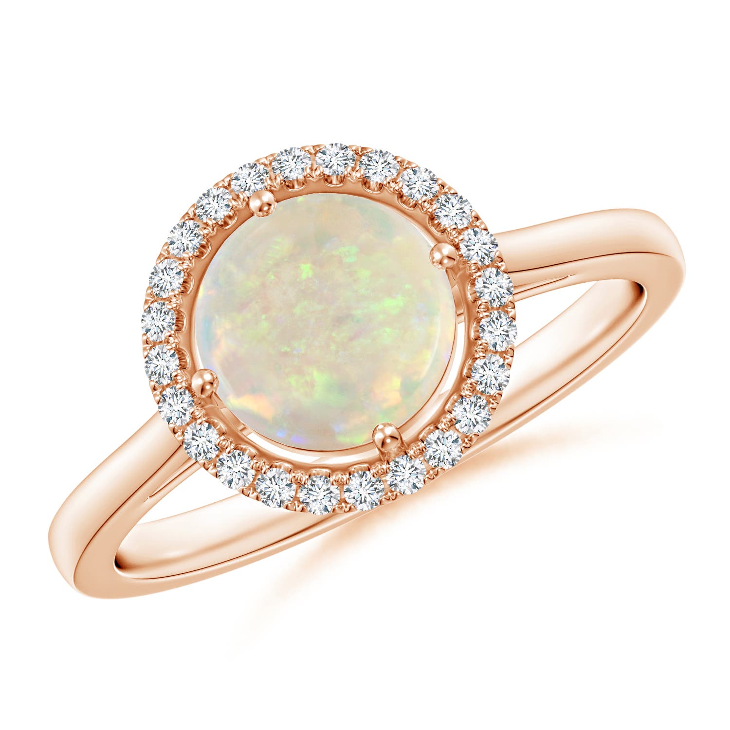 AAA - Opal / 0.89 CT / 14 KT Rose Gold