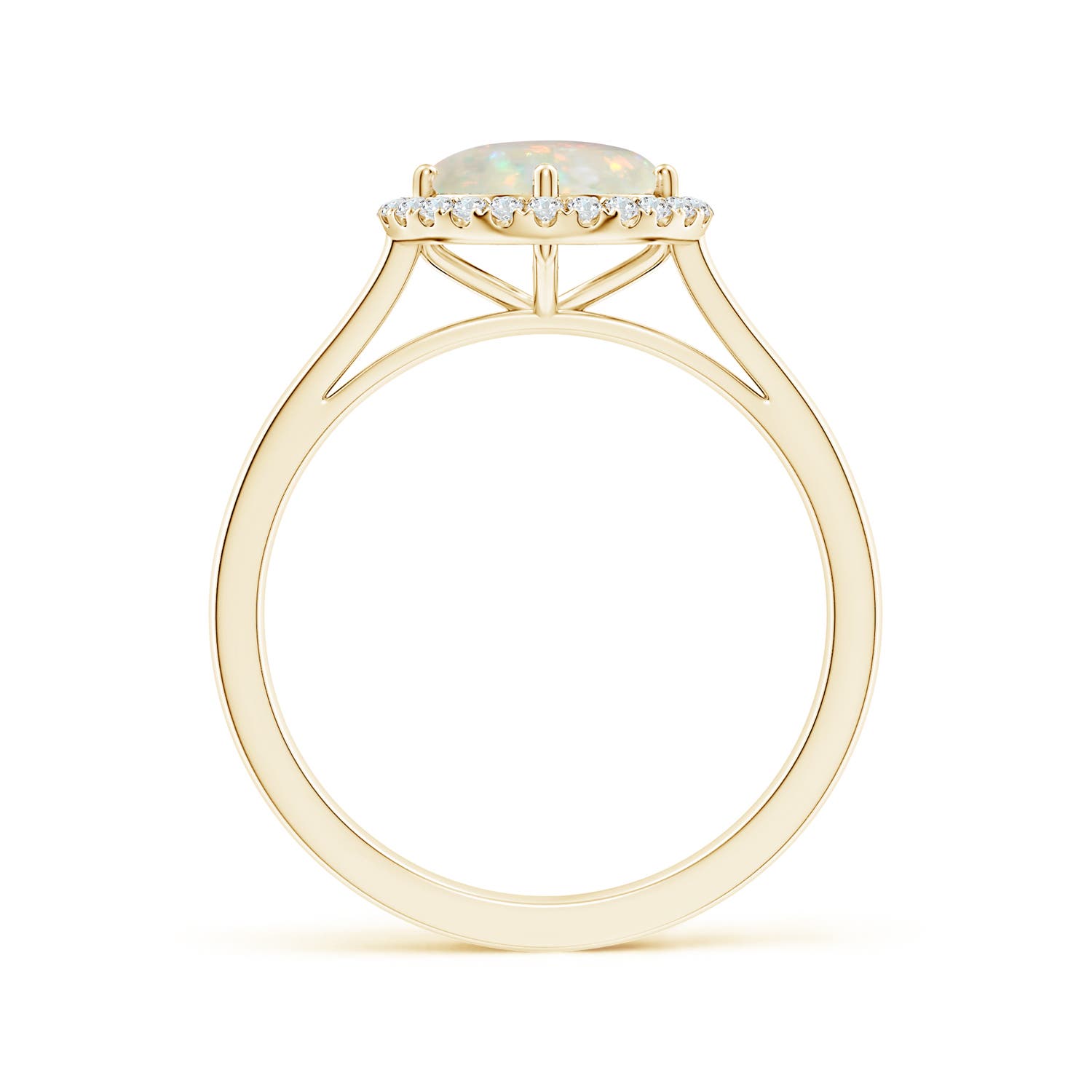 AAA - Opal / 0.89 CT / 14 KT Yellow Gold