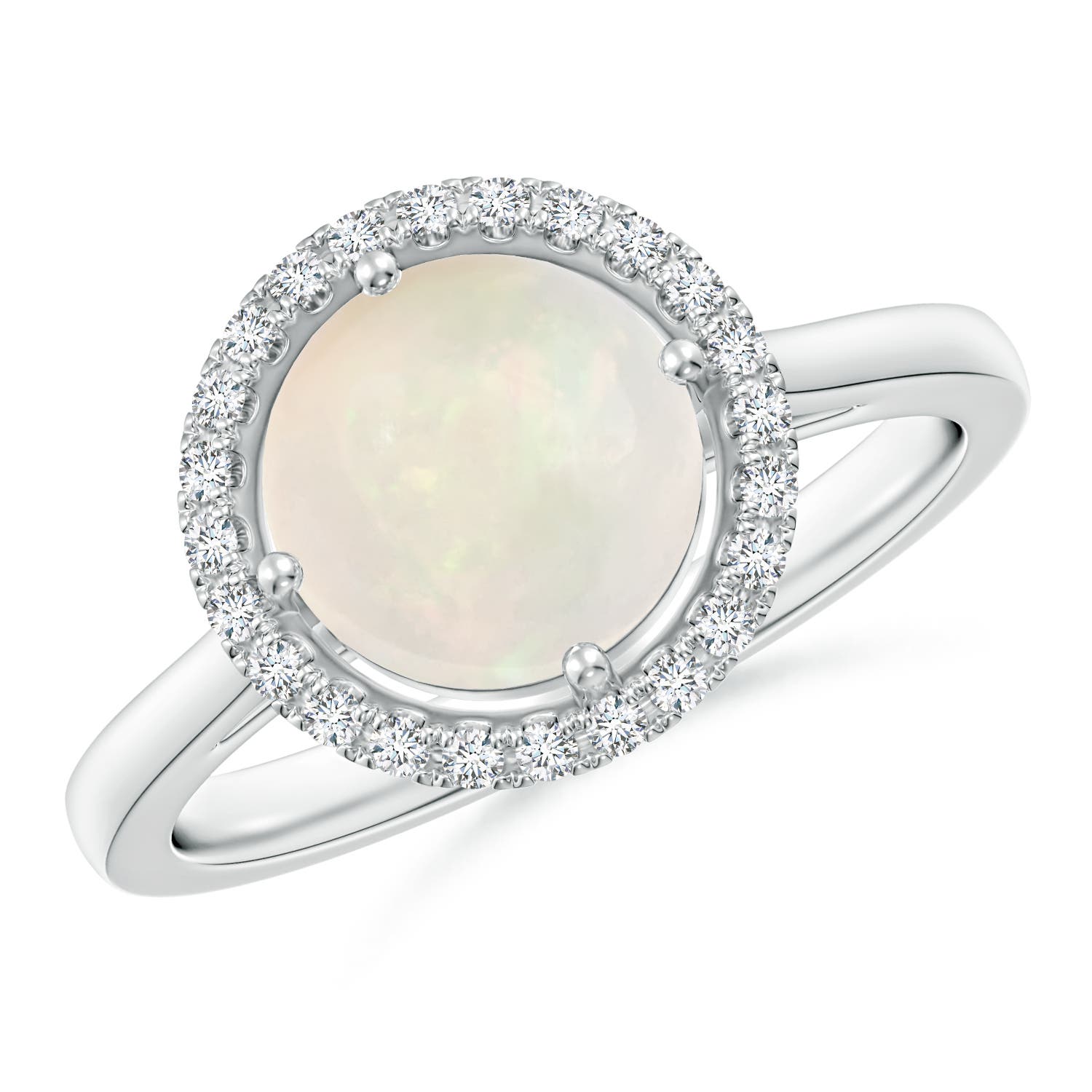 A - Opal / 1.29 CT / 14 KT White Gold