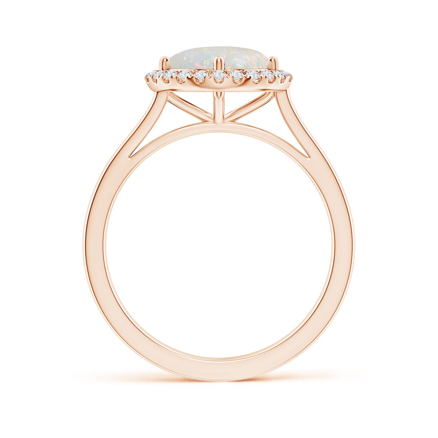 AA - Opal / 1.29 CT / 14 KT Rose Gold