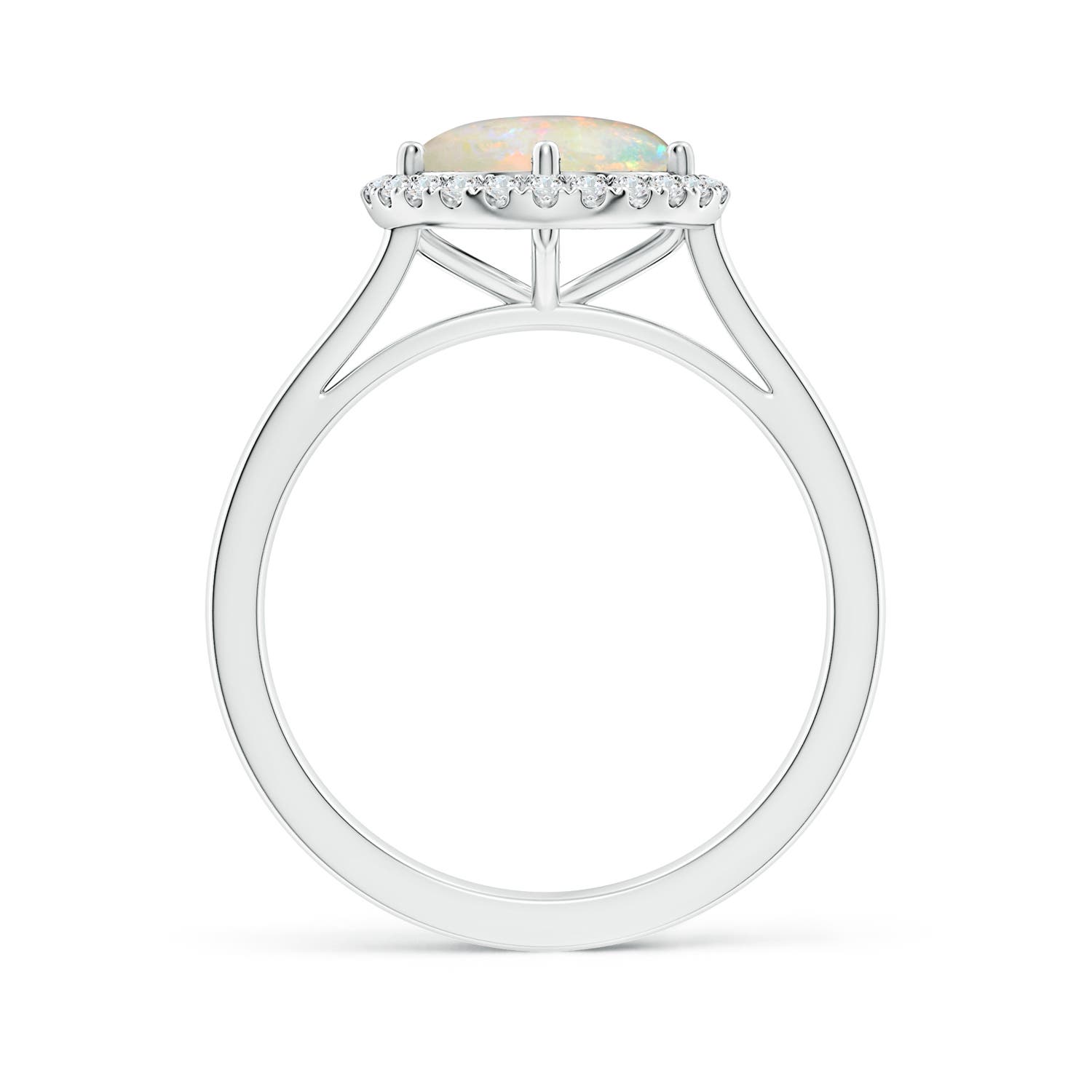 AAAA - Opal / 1.29 CT / 14 KT White Gold