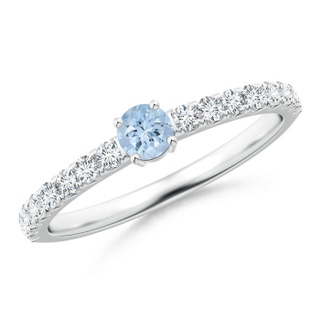 Round AA Aquamarine