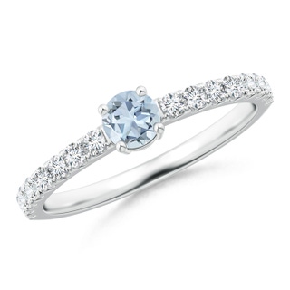 Round A Aquamarine