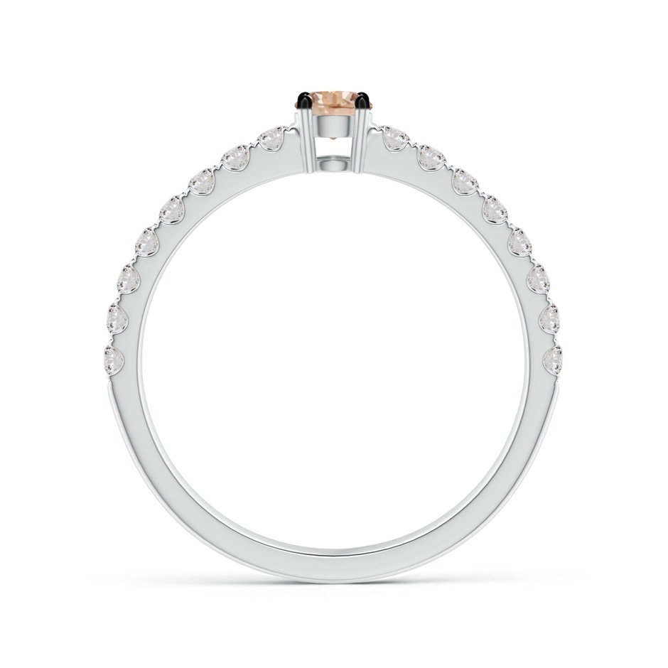 3.5mm AA Classic Coffee Diamond Solitaire Ring in P950 Platinum side-1