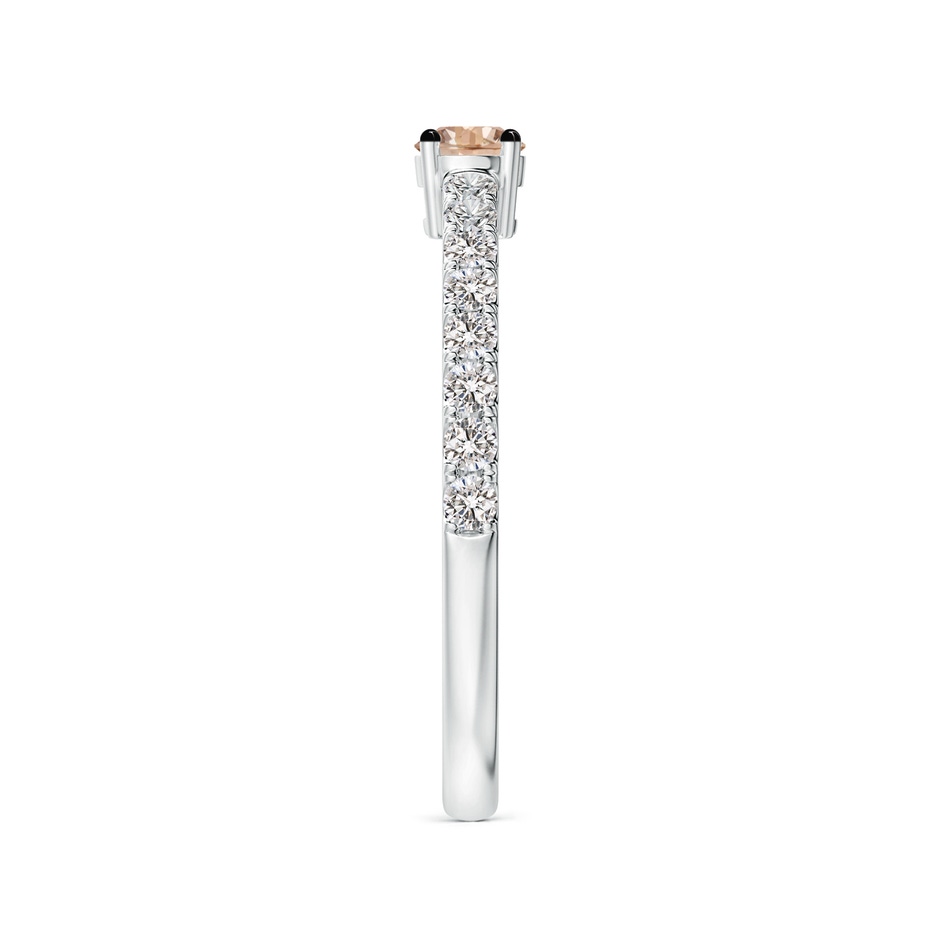 3.5mm AA Classic Coffee Diamond Solitaire Ring in P950 Platinum side-2
