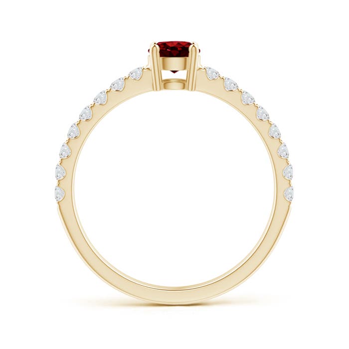 AAAA - Ruby / 0.78 CT / 14 KT Yellow Gold