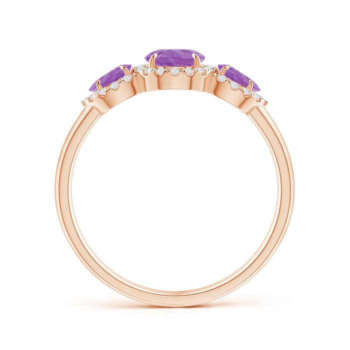 A - Amethyst / 1.05 CT / 14 KT Rose Gold