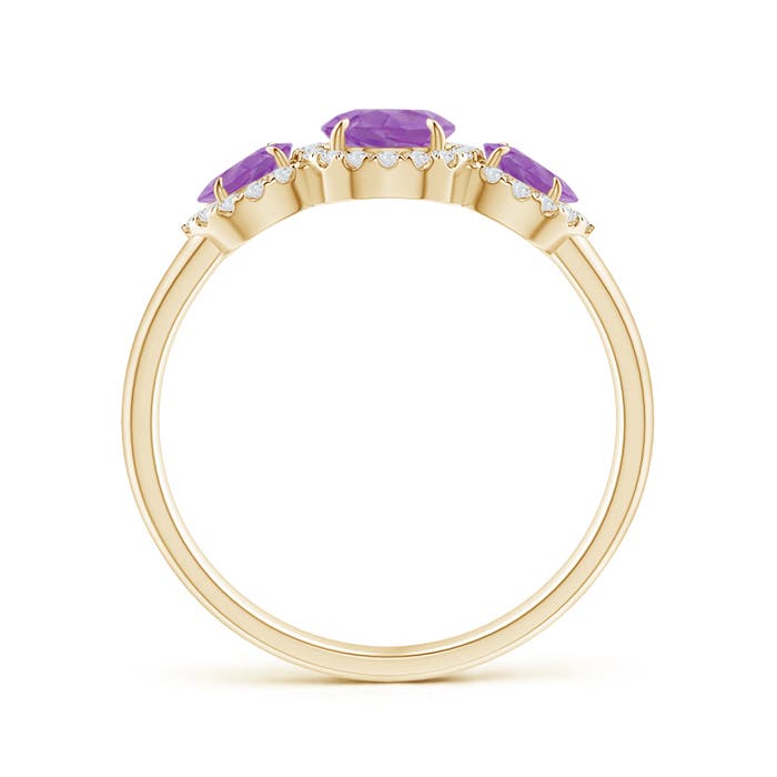 A - Amethyst / 1.05 CT / 14 KT Yellow Gold