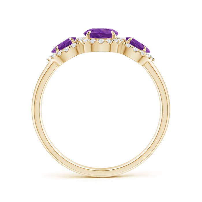 AAA - Amethyst / 1.05 CT / 14 KT Yellow Gold