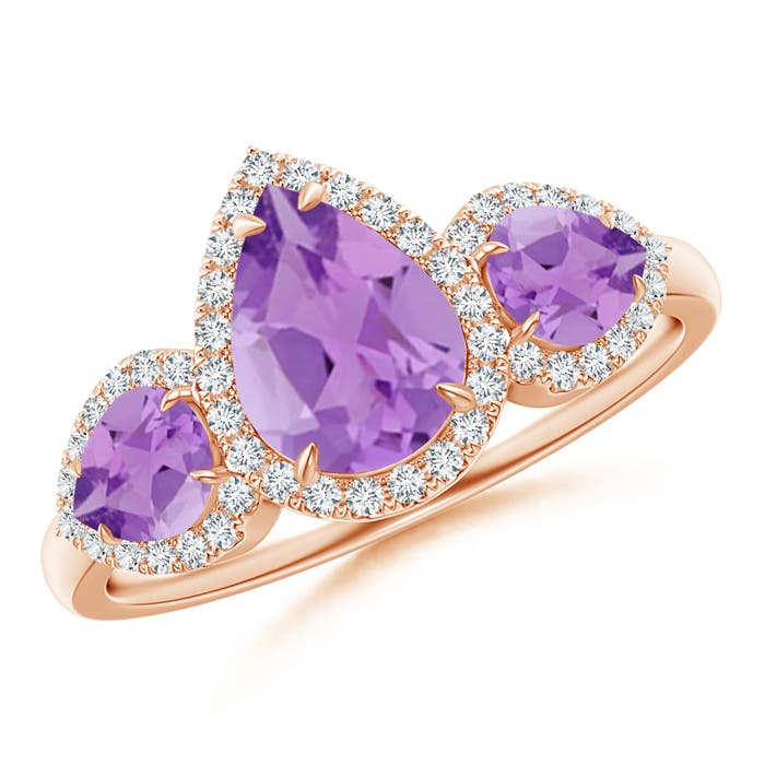 A - Amethyst / 1.78 CT / 14 KT Rose Gold