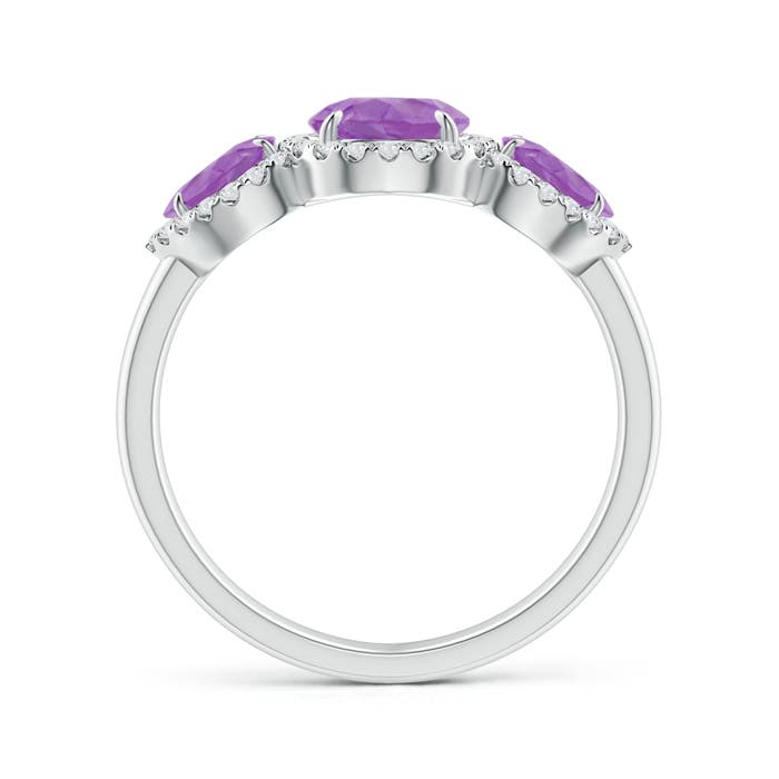 A - Amethyst / 1.78 CT / 14 KT White Gold