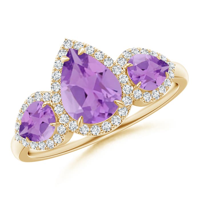 A - Amethyst / 1.78 CT / 14 KT Yellow Gold