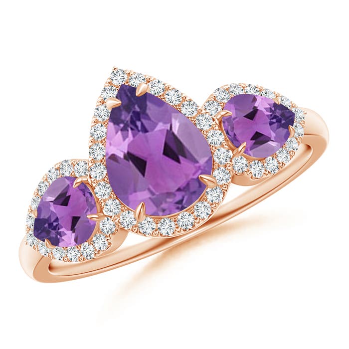 AA - Amethyst / 1.78 CT / 14 KT Rose Gold