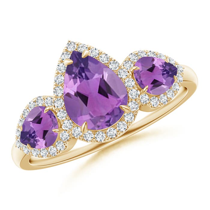 AA - Amethyst / 1.78 CT / 14 KT Yellow Gold