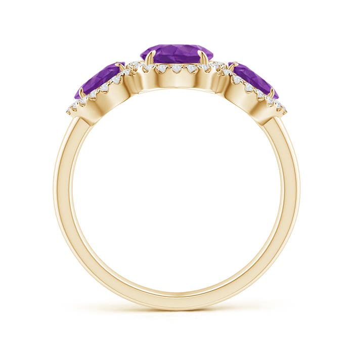 AAA - Amethyst / 1.78 CT / 14 KT Yellow Gold