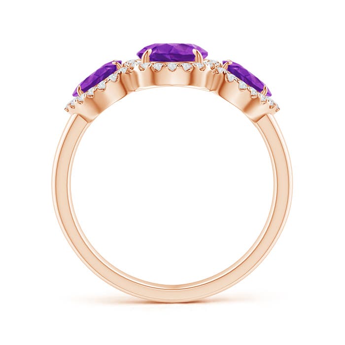 AAAA - Amethyst / 1.78 CT / 14 KT Rose Gold