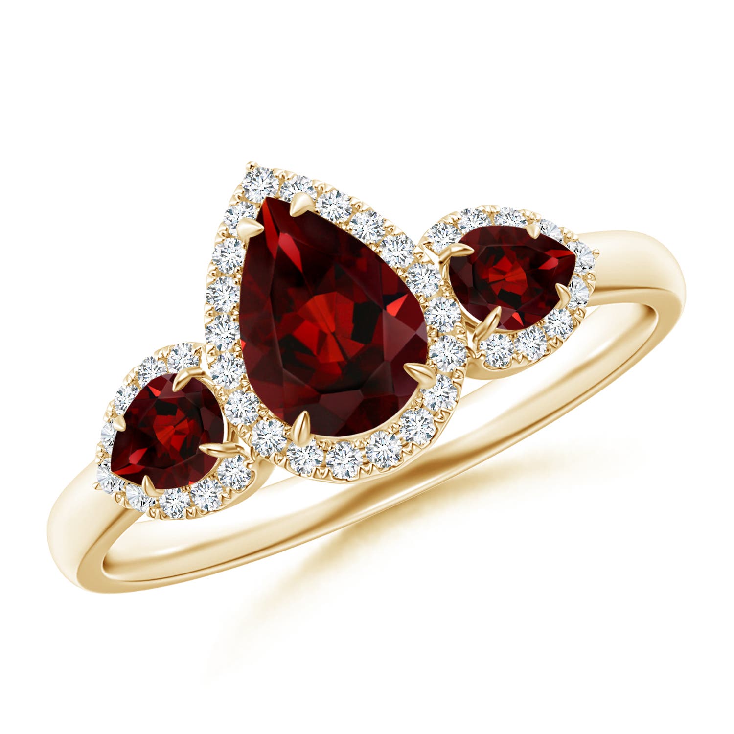 AAA - Garnet / 1.44 CT / 14 KT Yellow Gold