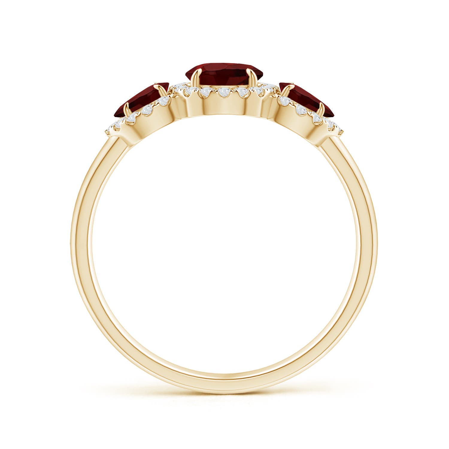 AAA - Garnet / 1.44 CT / 14 KT Yellow Gold