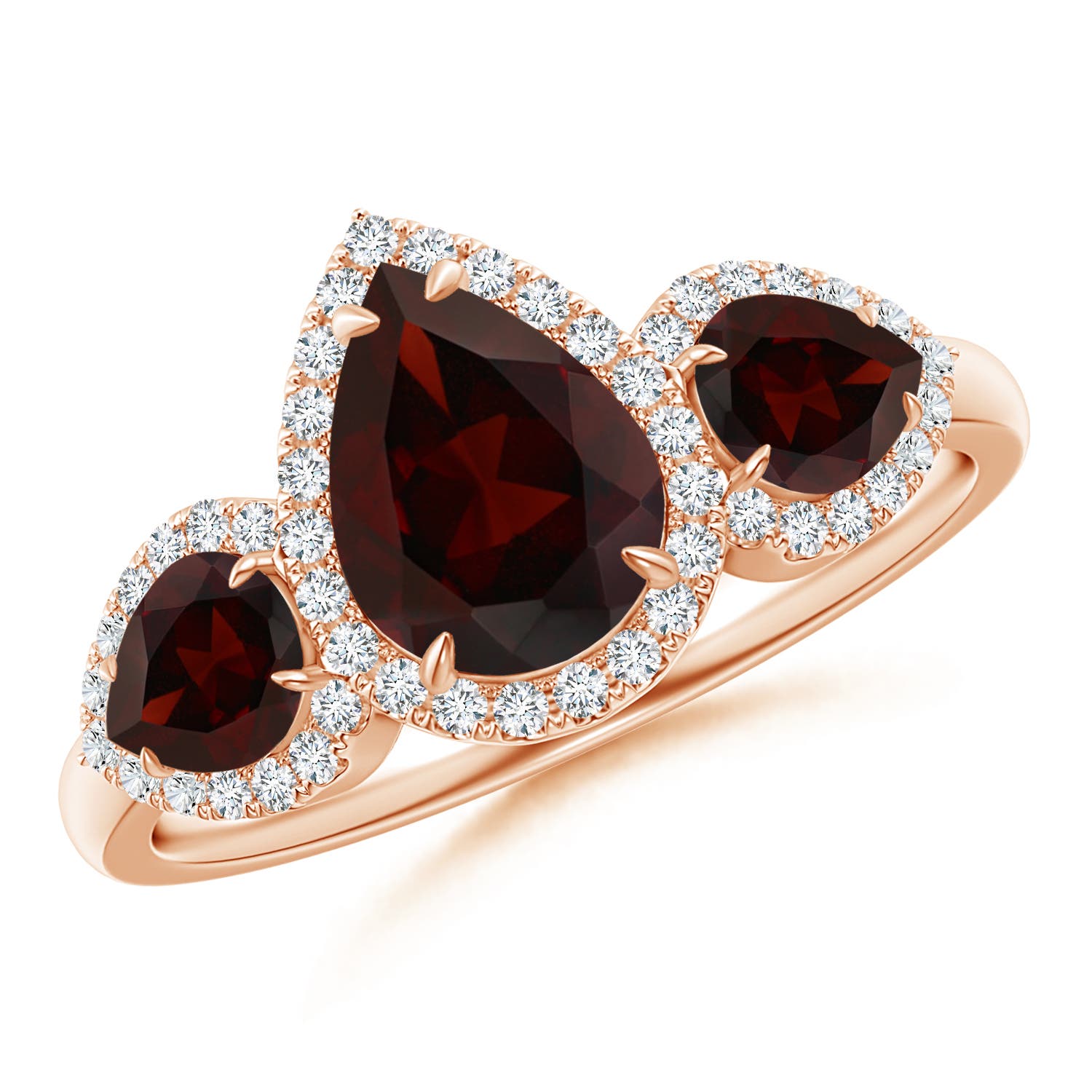 A - Garnet / 2.44 CT / 14 KT Rose Gold