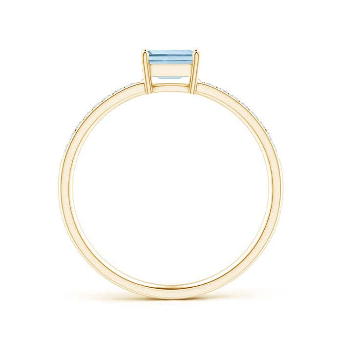 AA - Aquamarine / 0.33 CT / 14 KT Yellow Gold