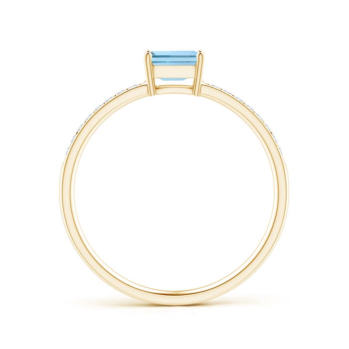 AAA - Aquamarine / 0.33 CT / 14 KT Yellow Gold