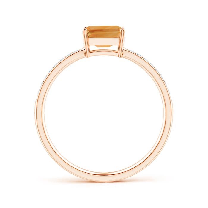 A - Citrine / 0.68 CT / 14 KT Rose Gold