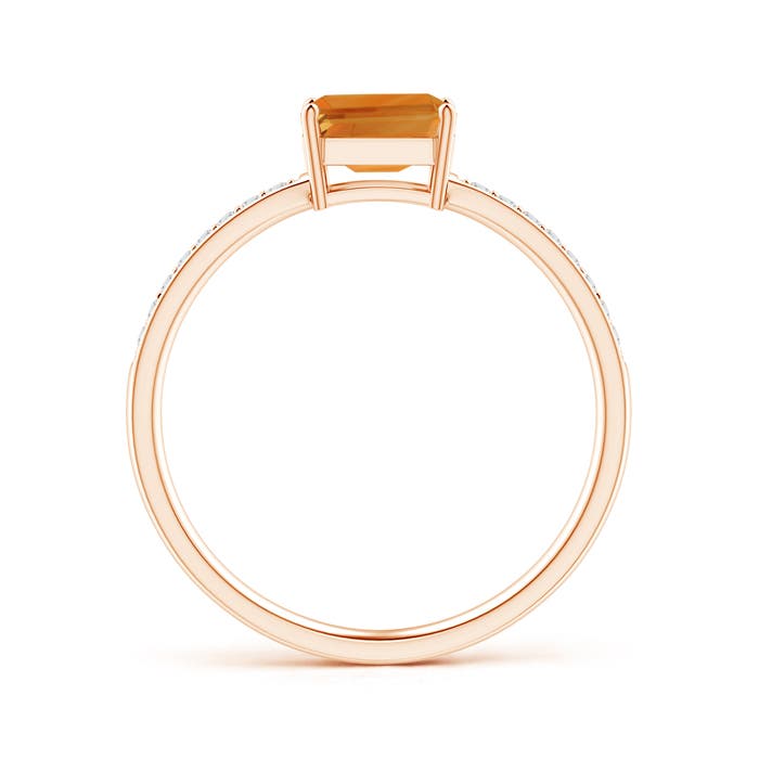 AA - Citrine / 0.68 CT / 14 KT Rose Gold